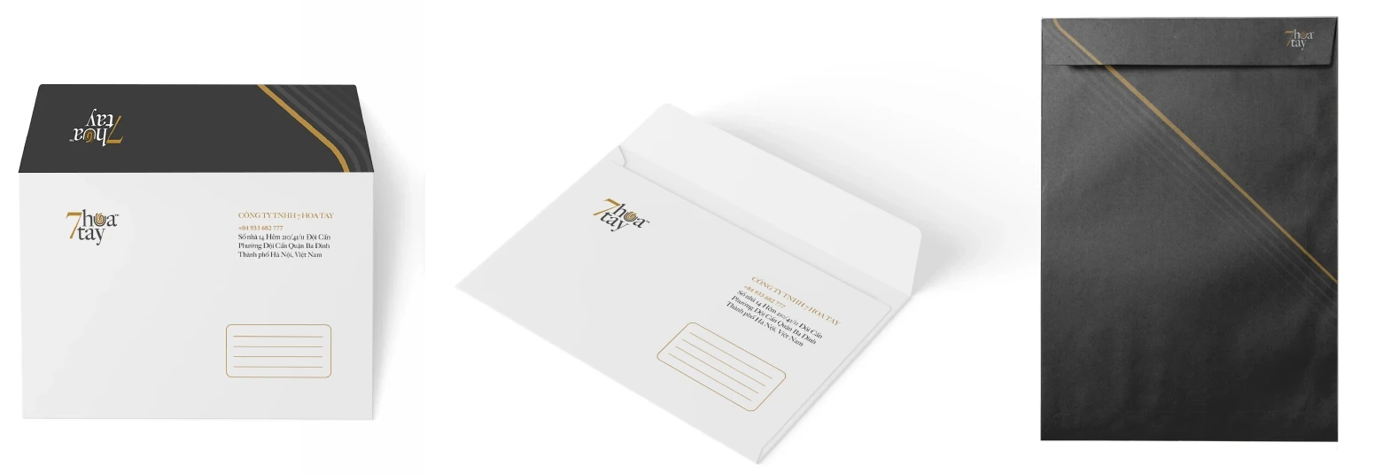 White and charcoal 7 Hoa Tay envelope mockups