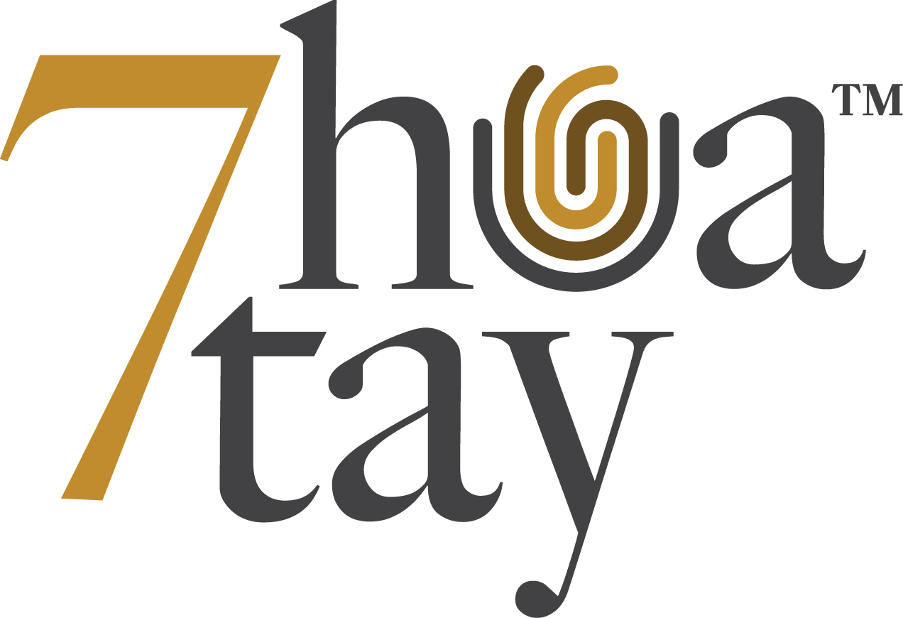 Original 7 Hoa Tay logo for a light background