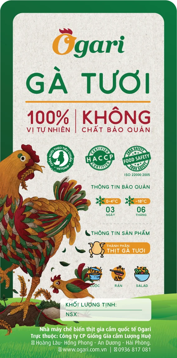 Chicken and mushroom hotpot: Companion box label